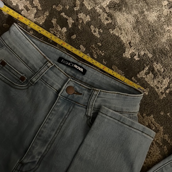 New without tags denim skinny jeans fashion nova size 7/8 - Picture 7 of 7